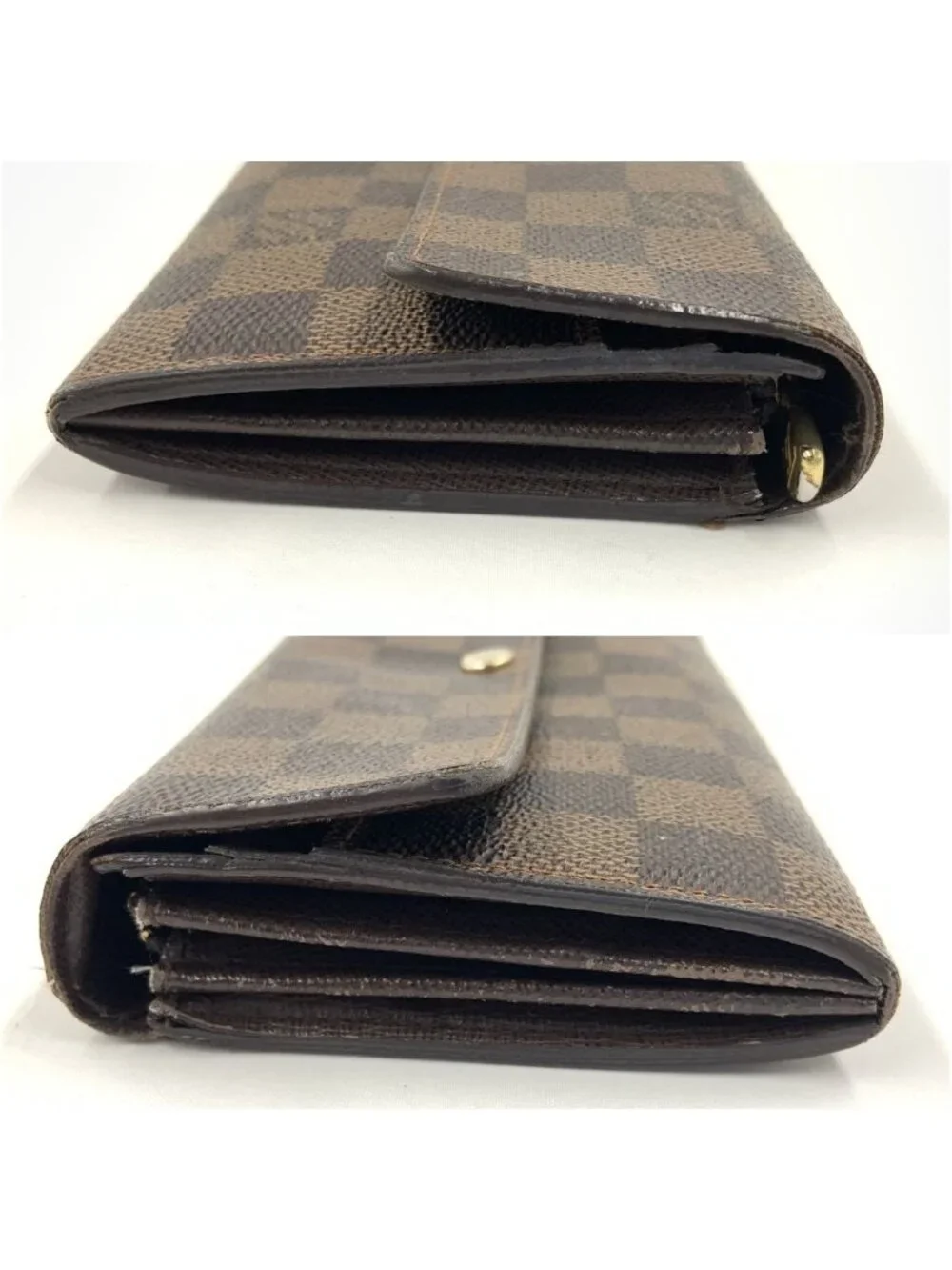 Louis Vuitton Damier Portefeuille Sarah Bifold Wallet Brown